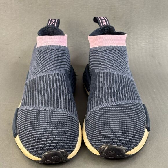 Adidas NMD CS1 Primeknit Mid Legend Ink Navy Lilac Women’s Size 7.5 - Picture 2 of 8
